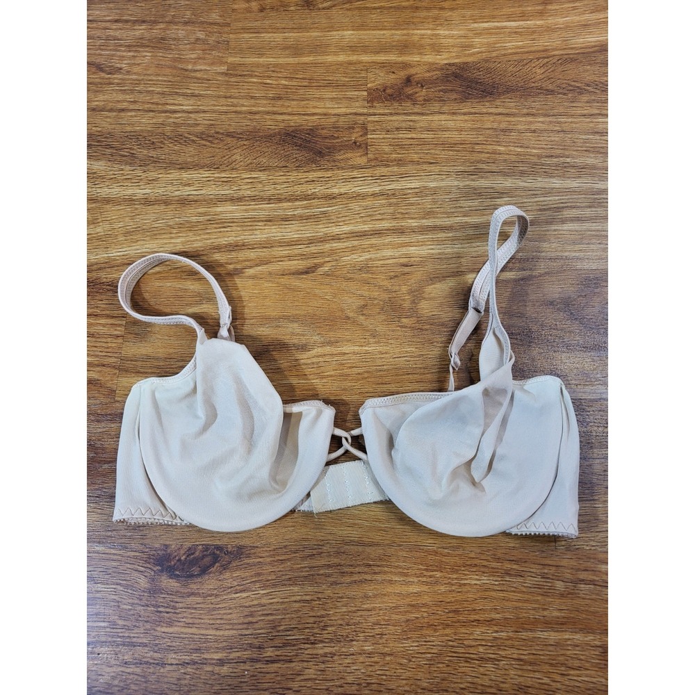 Vintage Lingerie Cacique Beige Underwire Unpadded Bra Size 36D
